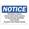 Signmission OSHA Notice Sign, 7" Height, 10" Width, Invisible Fence Dogs Have Free Access To Sign, Landscape OS-NS-D-710-L-13718 - alternate 1